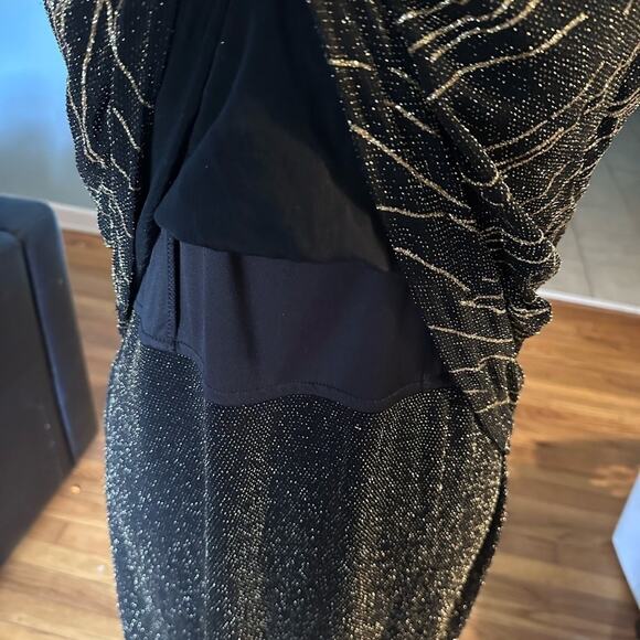 Vintage Alex Evenings Metallic Black Dress Set – Elegant Formalwear - Picture 10 of 15